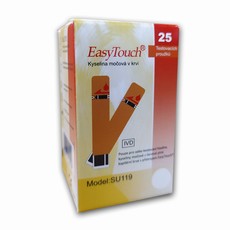 Testovac prouky EasyTouch-kyselina moov 25ks