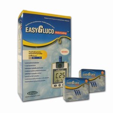 Testovac prouky EasyGluco 100 ks + Glukometr ZDARMA