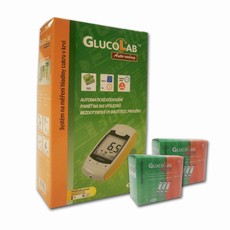 Testovac prouky GlucoLab 100 ks + Glukometr ZDARMA