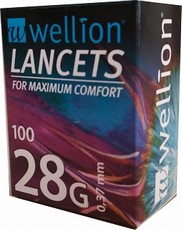 Lancety 28G do glukometru Wellion 100ks
