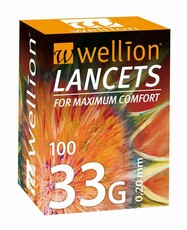Lancety 33G do glukometru Wellion 100ks