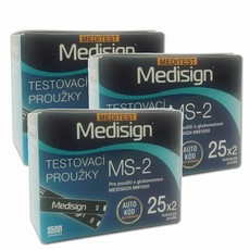 Testovac prouky Medisign 150 ks